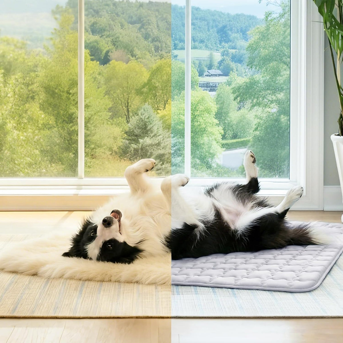 Luciphia Dog Cooling Mat, Q-MAX>0.5 Non-Slip Self-Cooling Pad for Pets