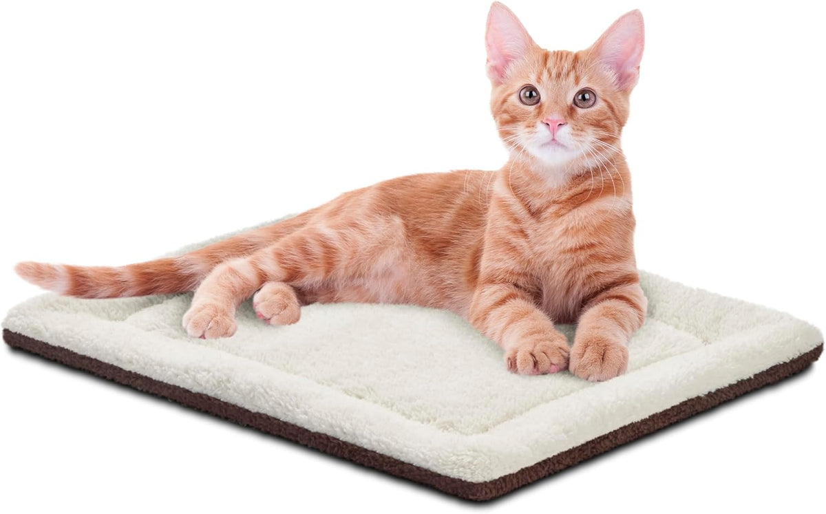 K&H Self-Warming Cat Bed Pad, Self Heating Pad, Small 21 X 17 Oatmeal/Choco