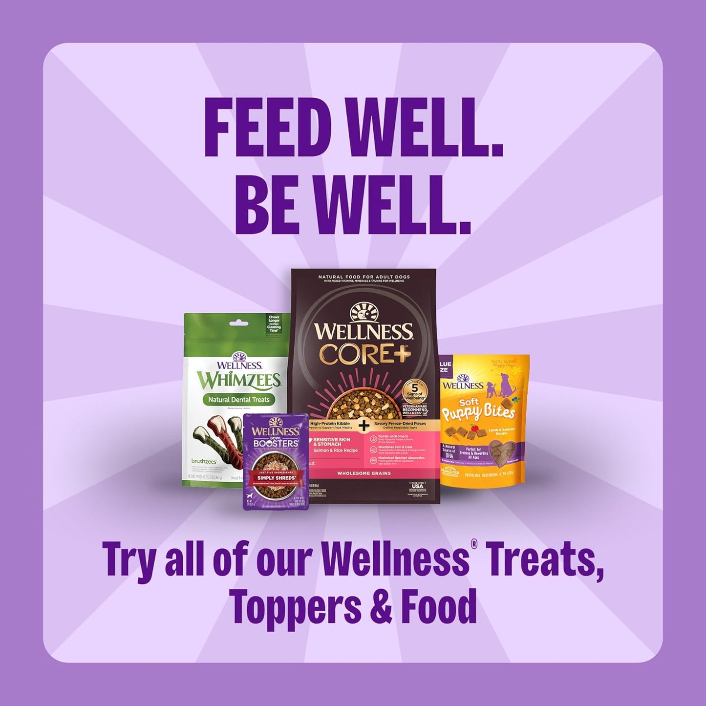 Wellness Old Mother Hubbard Classic Savory Mix Dog Biscuits, Natural Training Treats, 3 Flavors, Mini Size, 20 Oz Bag