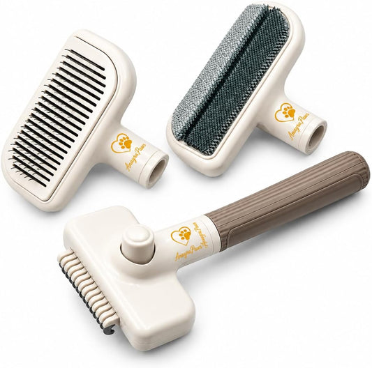 3-In-1 Dog & Cat Grooming Kit