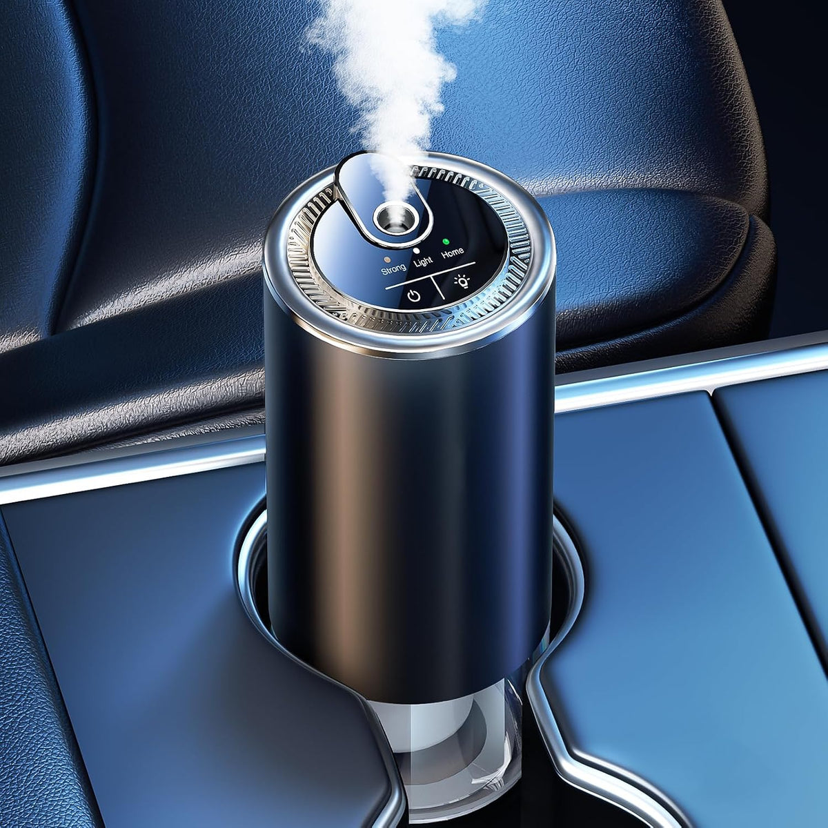 Smart Car Air Freshener Diffuser with Starry Sky Projection, 50Ml/1.8Oz Perfume Car Diffuser, 6 Months Long-Lasting Fragrance, RGB Music-Sync Lights, Intelligent Auto On/Off, 3 Modes, Ocean