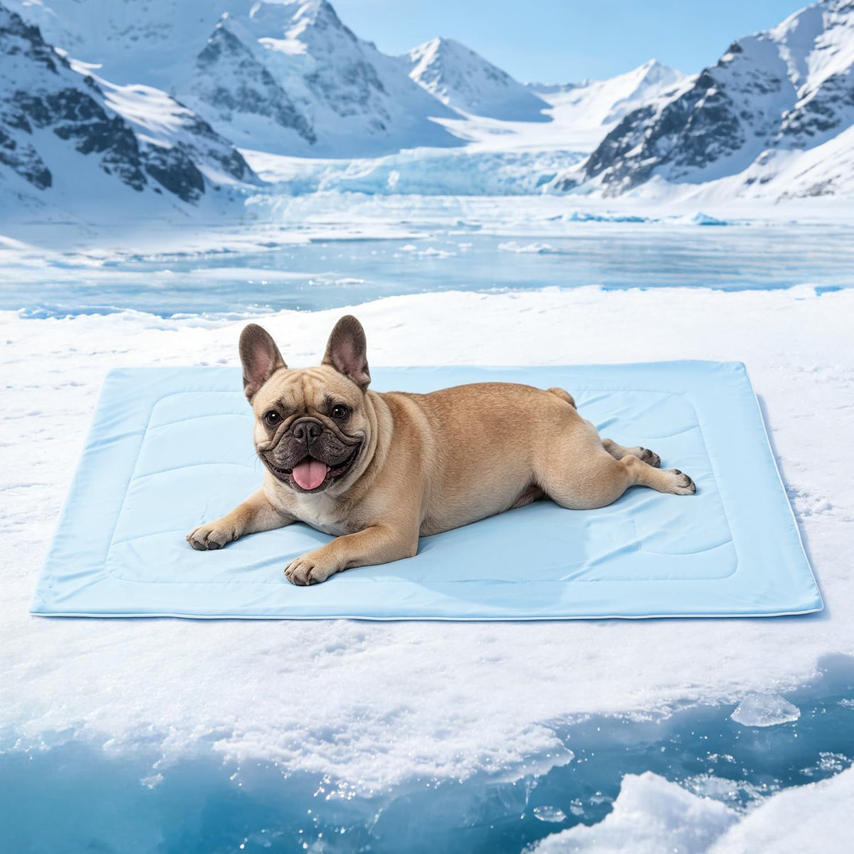 Mora Pets Cooling Blanket for Small Dogs Lightweight Soft Blue 29X40 Inch