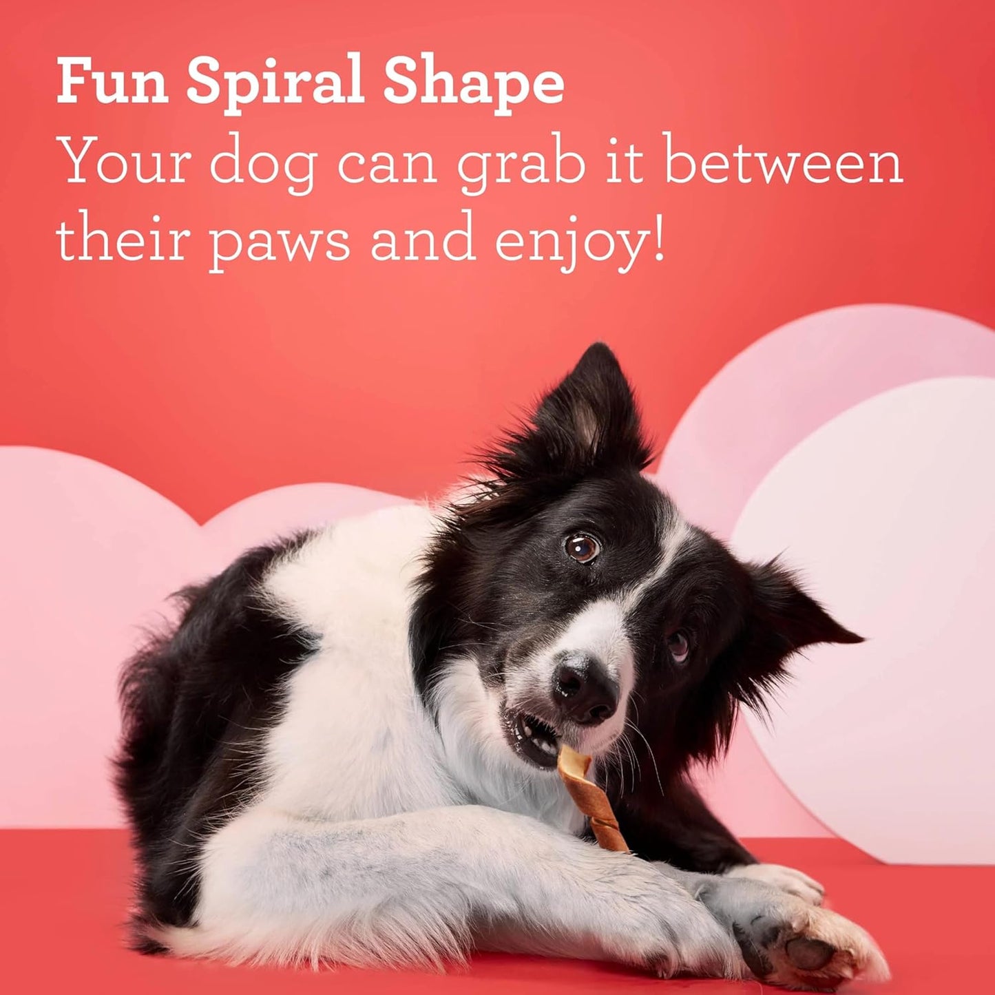 Dreambone Spirals Variety Pack Chews for Dogs, Treat Your Dog to Easy-To-Digest Rawhide-Free Chews Made with Chicken, Beef or Pork, 18 Count