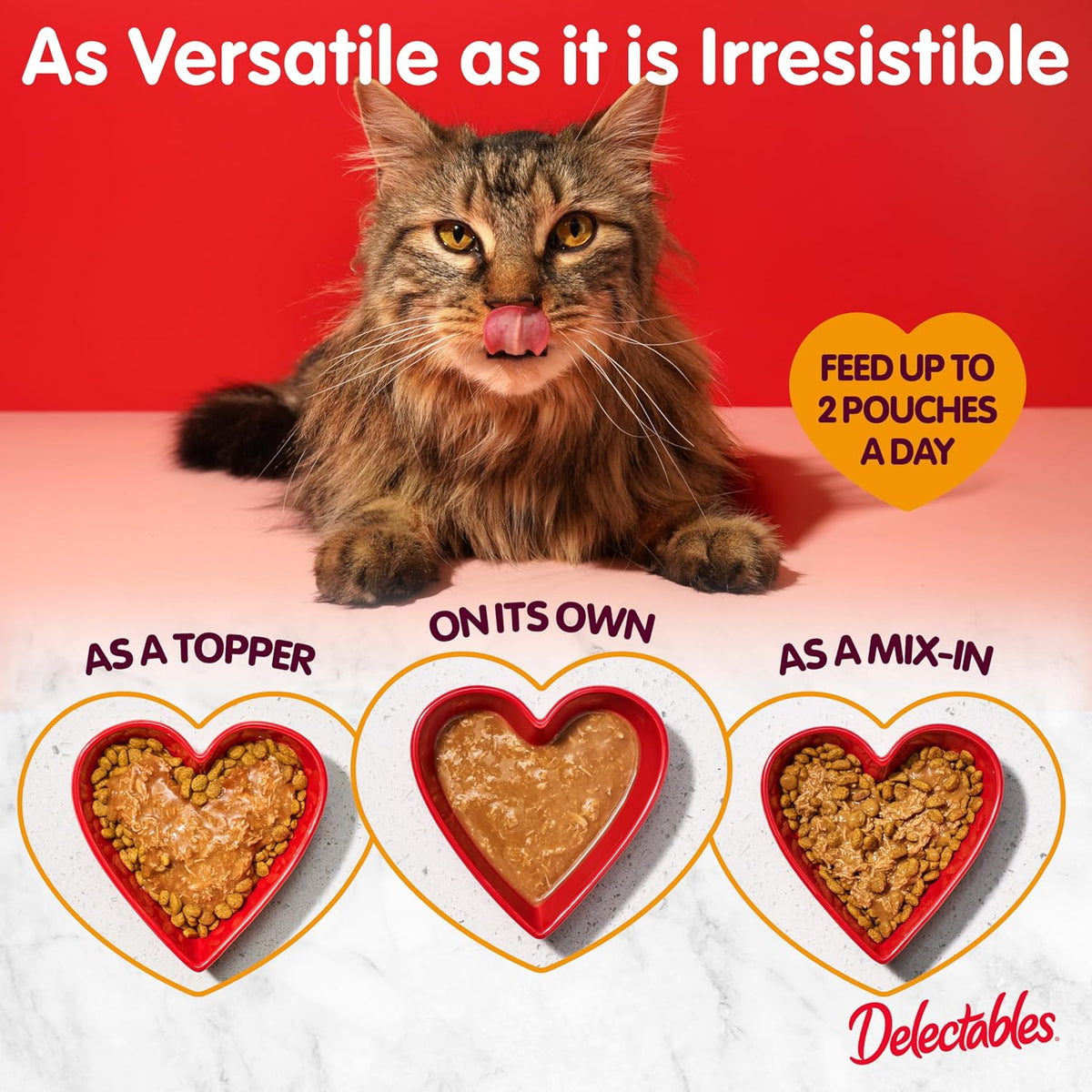 Delectables Lickable Treat Stew Non-Seafood Wet Cat Treat Variety Pack, Food Topper, Hydrating, Grain-Free, No Fillers, No By-Products, No Added Preservatives, 1.4Oz Pouch, 12Ct
