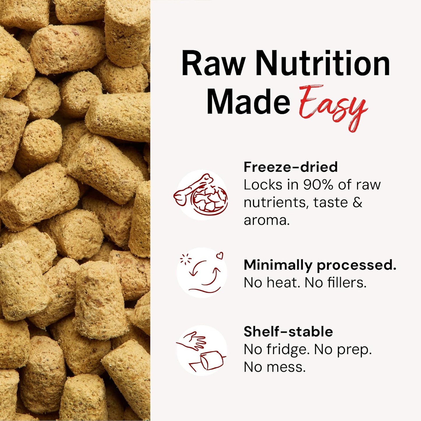 Stella & Chewy'S Freeze-Dried Raw Chicken Meal Mixers- Dog Food Topper and Mixer - Made with 95% Cage-Free Chicken, Organs & Bone - Perfect for Picky Eaters - Grain-Free - 3.5Oz
