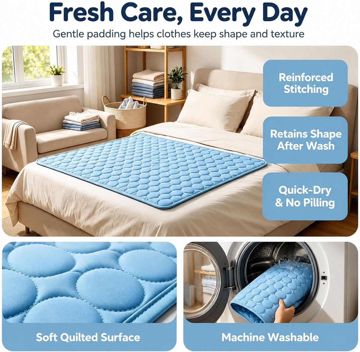 Cooling Mat for Dogs,Portable & Durable Cooling Pad for Dog(Blue,Xl)
