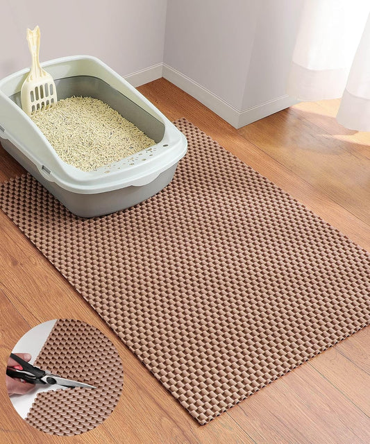 Cooyes Cat Litter Mat - Cut to Fit Any Place, 23"X17" Litter Trapping Mat