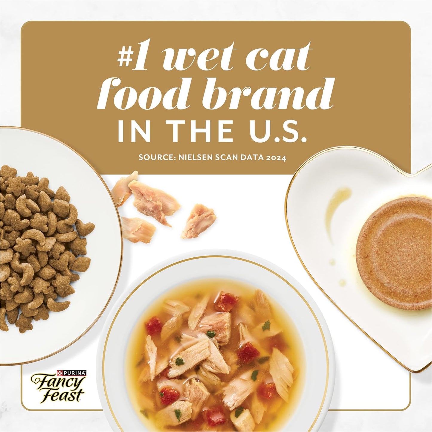 Purina Fancy Feast Petites with Roasted Turkey Entrée with Sweet Potato in Gravy Gourmet Wet Cat Food - (Pack of 12) 2.8 Oz. Tubs