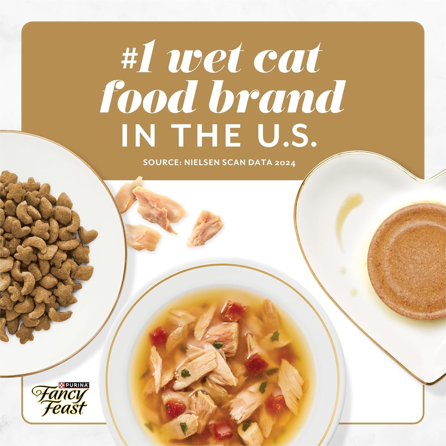 Purina Fancy Feast Petites with Roasted Turkey Entrée with Sweet Potato in Gravy Gourmet Wet Cat Food - (Pack of 12) 2.8 Oz. Tubs