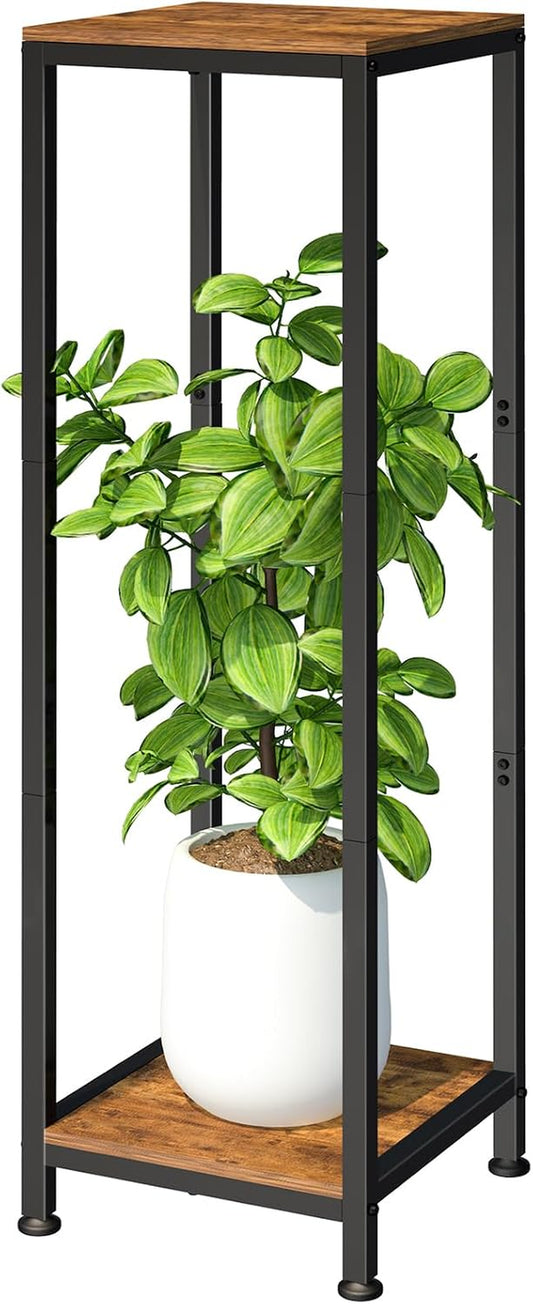 Lilybud--Lily Plant Stand Indoor, 41'' Extra Tall Wood Plant Stands Heavy Duty Pedestal Stand for Indoor Outdoor, Modern Corner Flower Stand for Patio, Living Room, Balcony