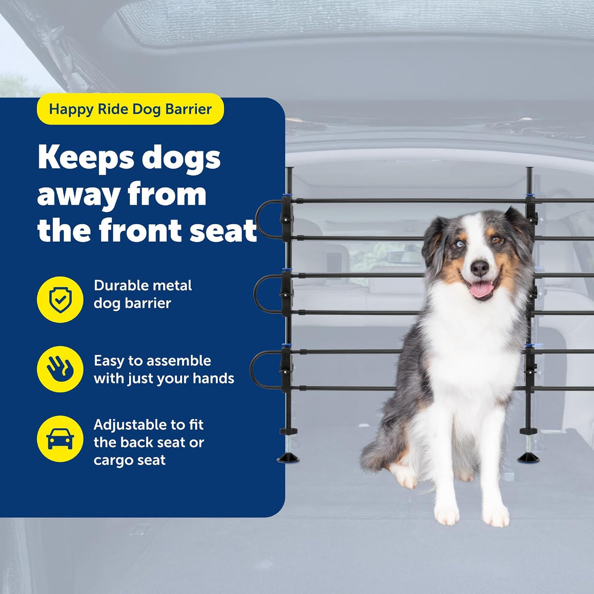 Petsafe Happy Ride Metal Dog Barrier