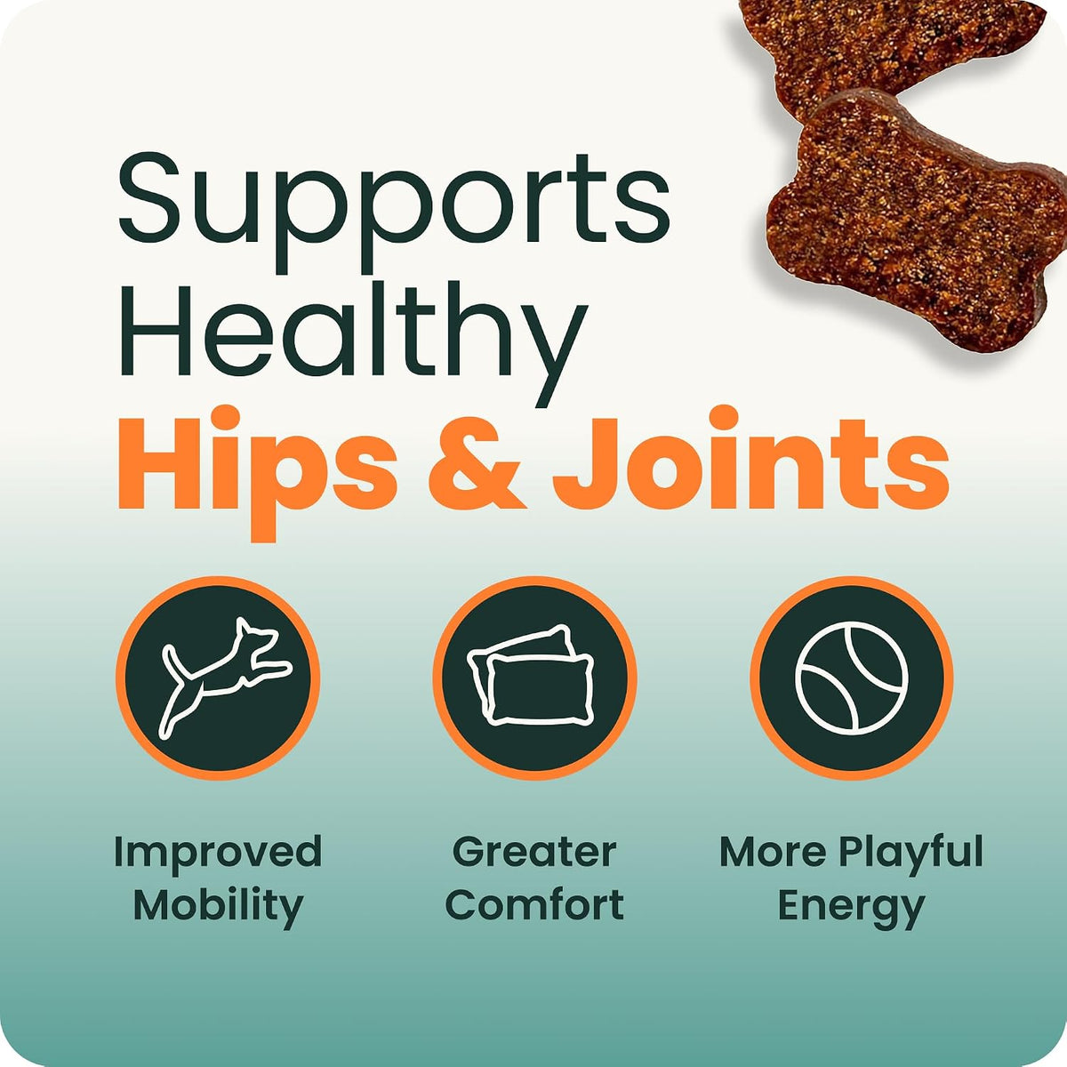 Vetriscience Ultimate Strength Healthy Hip & Joint for Dogs, Duck, 120Ct