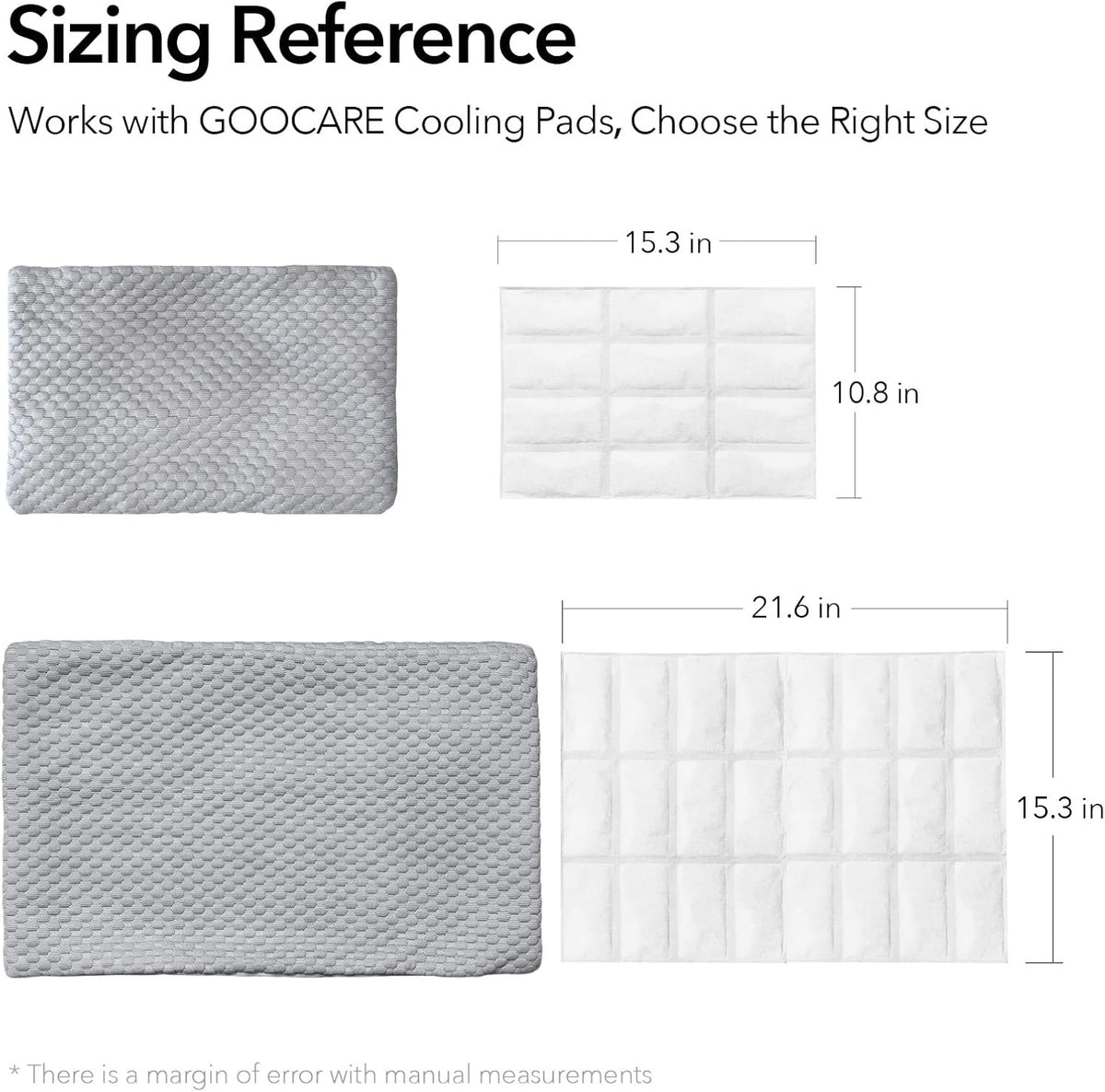 Replacement Gel Cooling Pad Insert – Refill for 2-In-1 Cooling Pet Pad, SAP Material, Fridge-Chilled, Long-Lasting Coolness for Small Dogs & Cats (Medium)