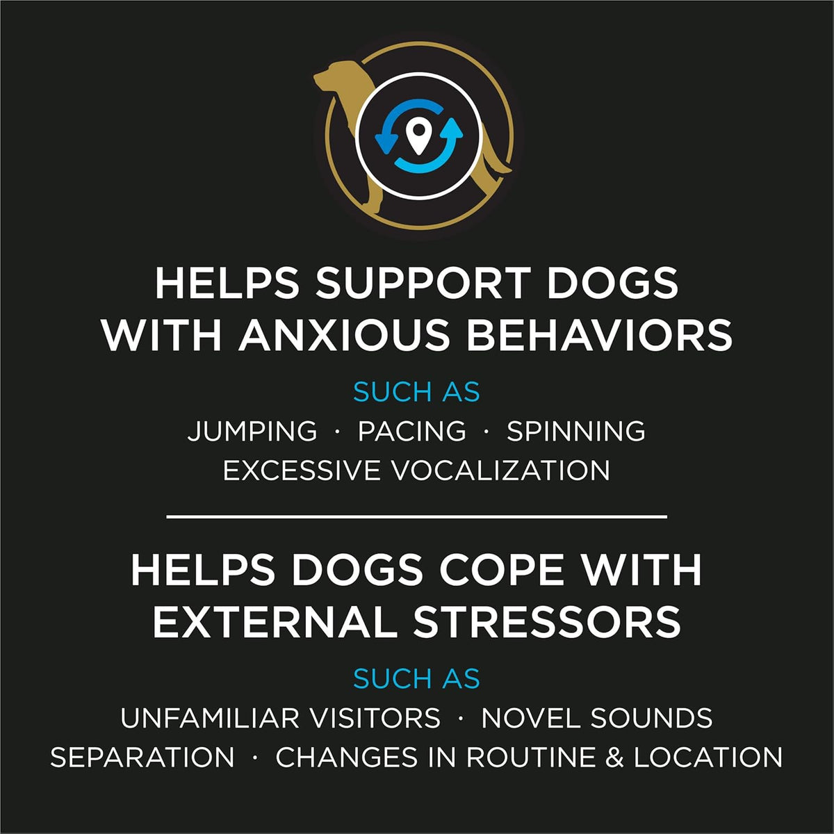 Purina Pro Plan Veterinary Supplements Calming Care Dog Supplement, 30 Ct