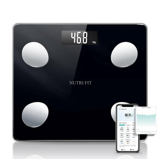 NUTRI FIT Digital Smart Scale for Body Weight Composition Analyzer Sync App