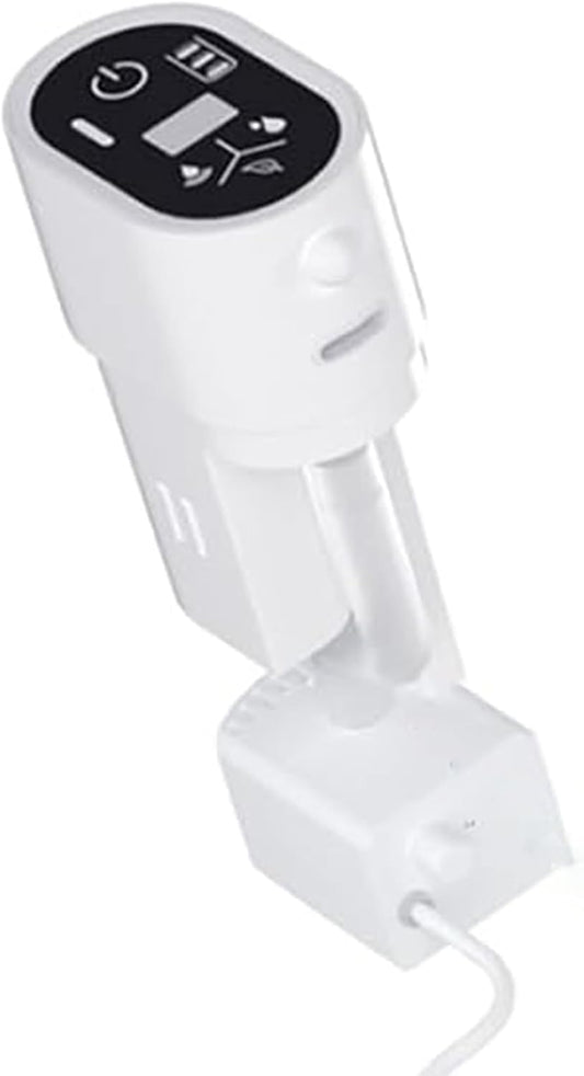 Cordless Ceramic Cat Water Fountain Replacement 4000Mah Battery Sensor Controller Automatic Super Silent Intelligent Sensor Cordless Pet Drinking Dispenser Dog Water Bowl Dispenser - for Pets White