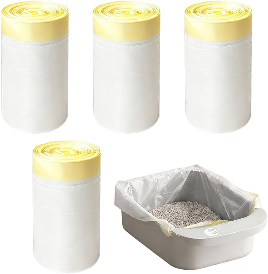 80 Pcs Pet Pivot Litter Box Bags for Autoscooper 11 Open Top Self Cleaning