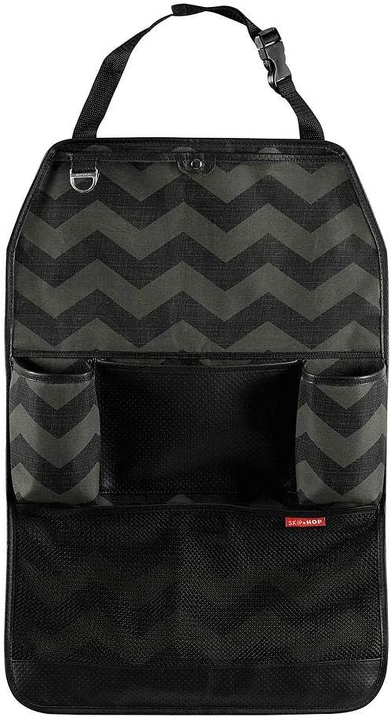 Skip Hop Back Seat Car Organizer, Style Driven, Black, 0.6 Lb