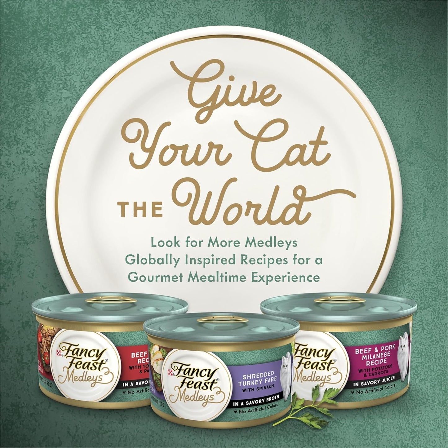 Purina Fancy Feast Wet Cat Food Variety Pack, Medleys White Meat Chicken in Sauce Collection - (Pack of 12) 3 Oz. Cans