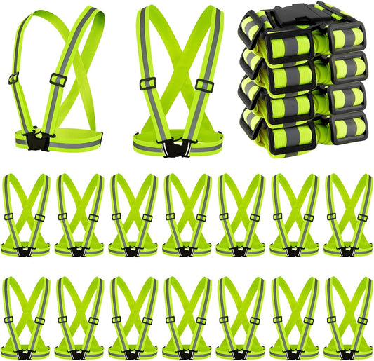Hercicy 30 Pack Reflective High Visibility Safety Vests Bulk
