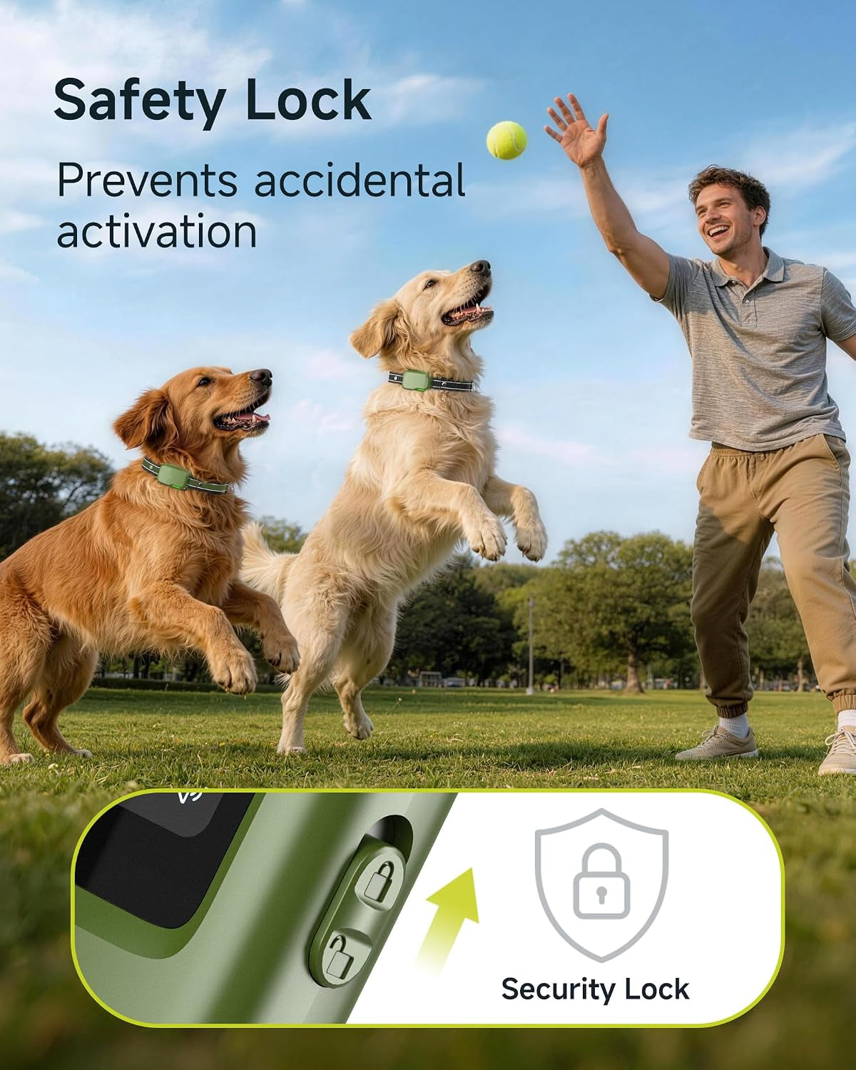 Shock Collar for 2 Dogs, 4500FT Training Collar with Remote for 10-120Lbs