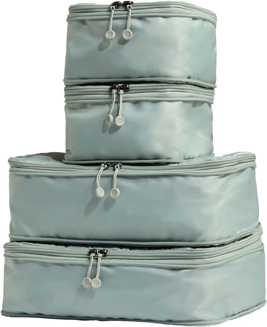 Antler Compression Packing Cubes Set of 4, Mist Blue