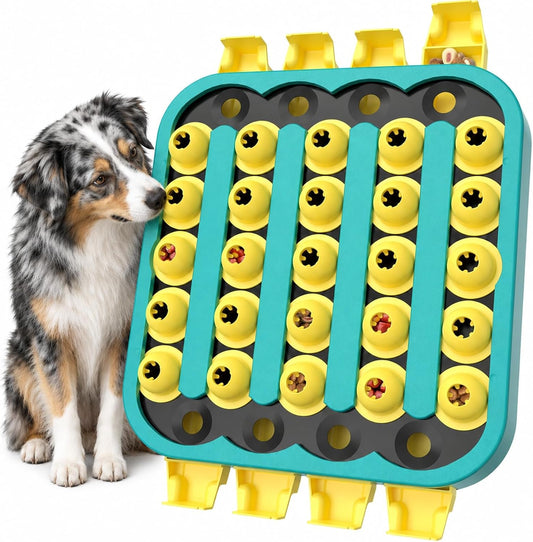 KADTC Hard Dog Puzzle Toy, XL, 4 Levels, Mental Stimulation for Smart Dogs