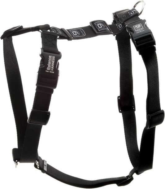 Blue-9 Balance Harness® for Dogs, No-Pull, Buckle-Neck, Training, Black M/L