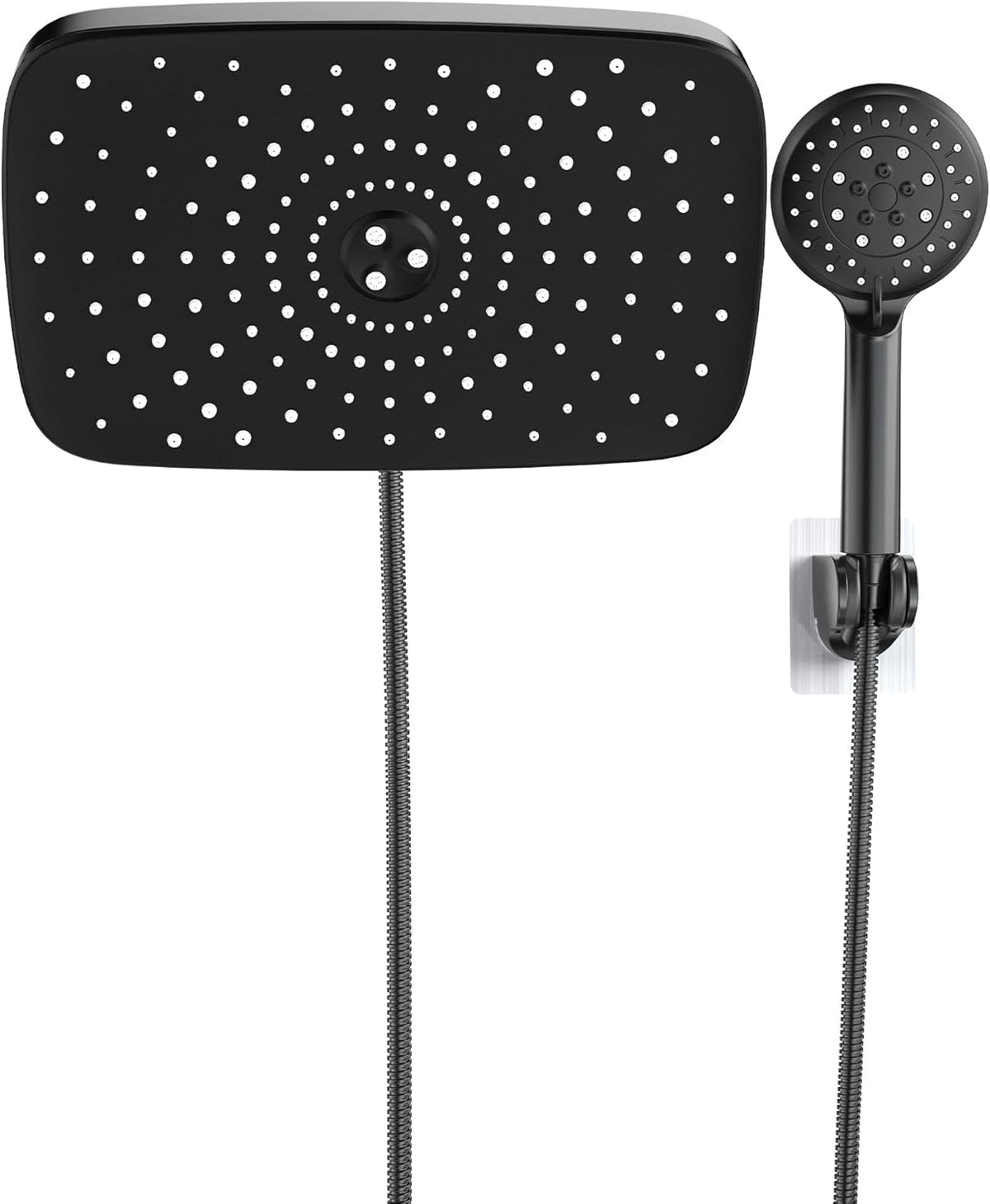 Veken 11.8“ Rain Shower Head with Handheld,Dual High Pressure Shower Heads