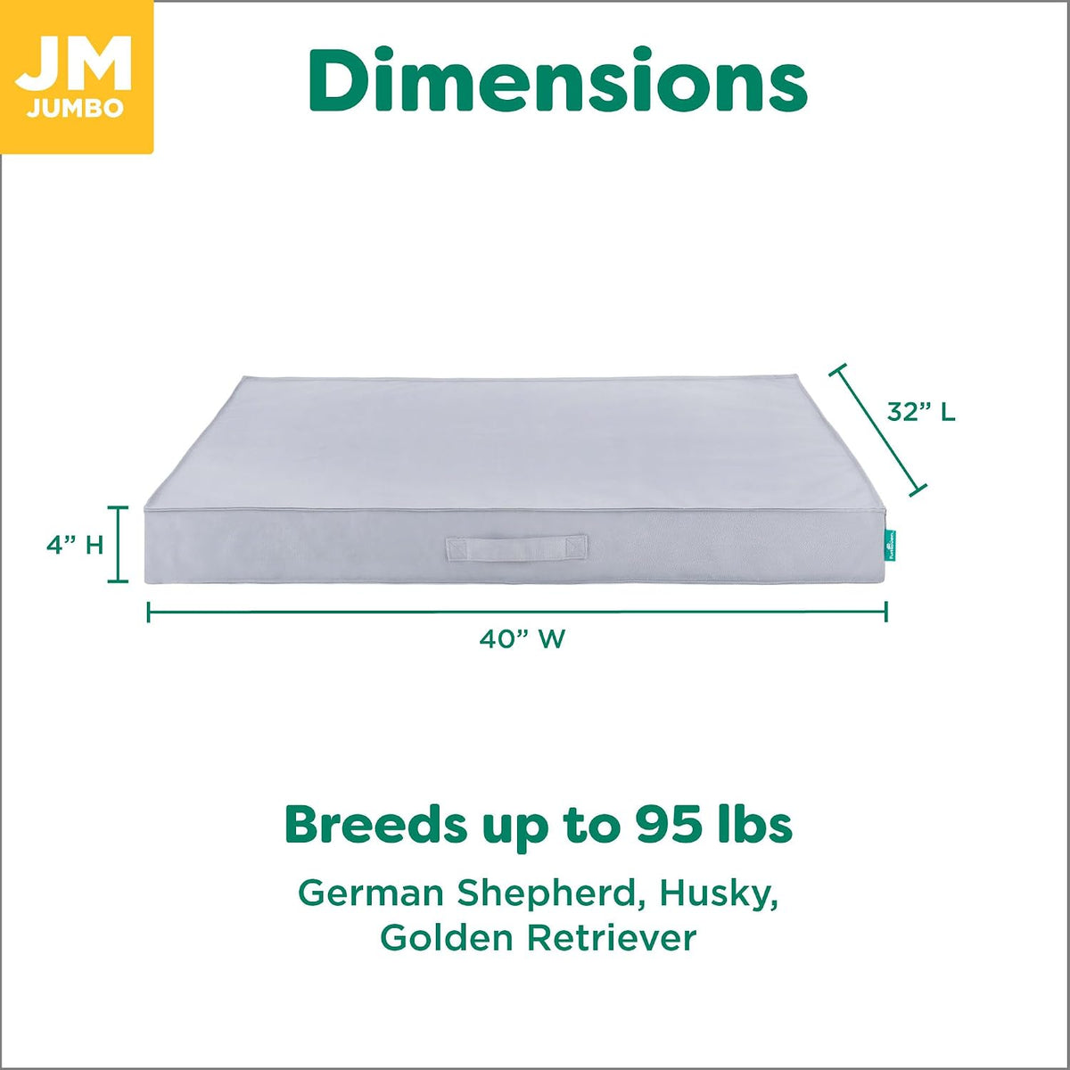 Furhaven Jumbo Cooling Gel Dog Bed – Indoor/Outdoor Water-Resistant Orthopedic Mattress Pet Bed, Removable Washable Cover, Gray Mist