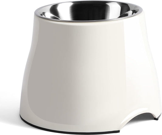 Yoken Elevated Dog Bowls,[Prevention of Vertebrae Disease][Super Non-Slip] Dog Bowl with Stainless Steel Bowl,High Capacity,For Medium/Small Size Dogs