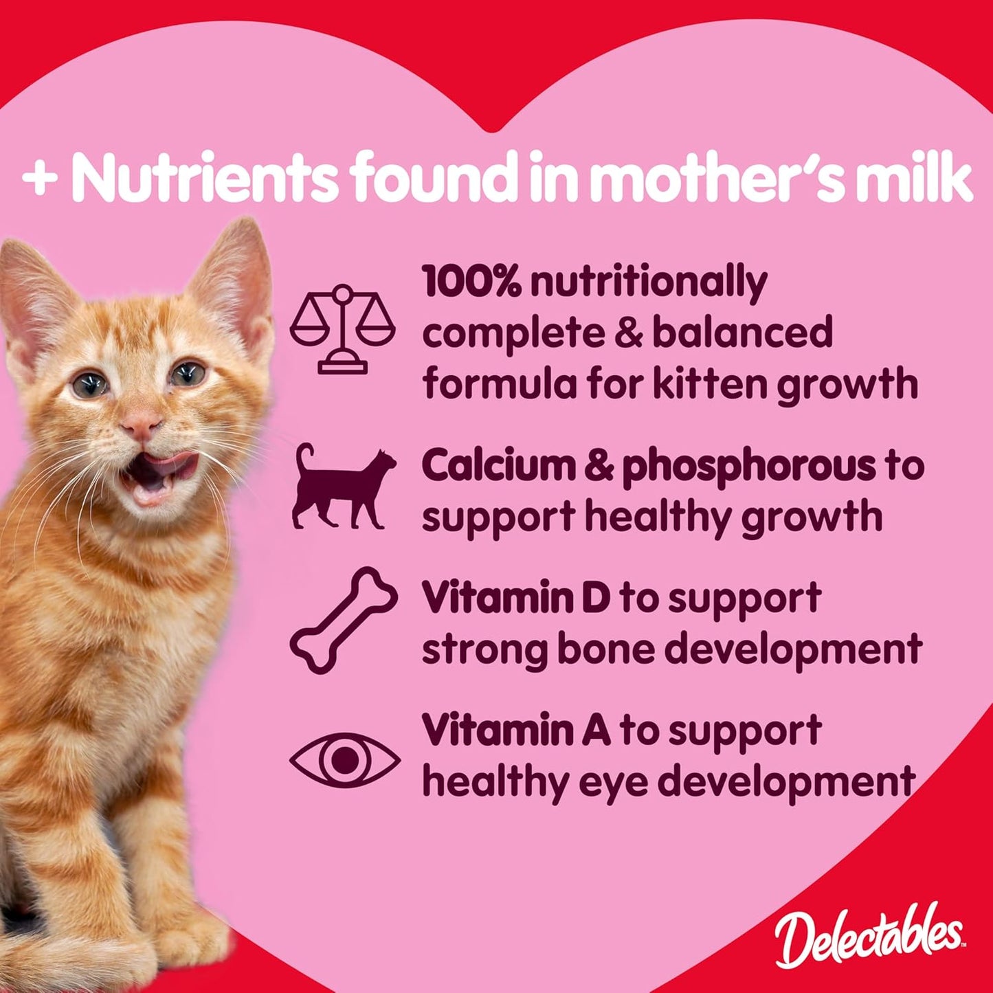 Delectables Squeeze up Kitten Variety Pack, Creamy Squeezable Puree, Lickable Wet Cat Treats, Grain Free, No Added Fillers, No By-Products, No Added Preservatives, 0.5 Ounces Tube, 20 Tubes Total