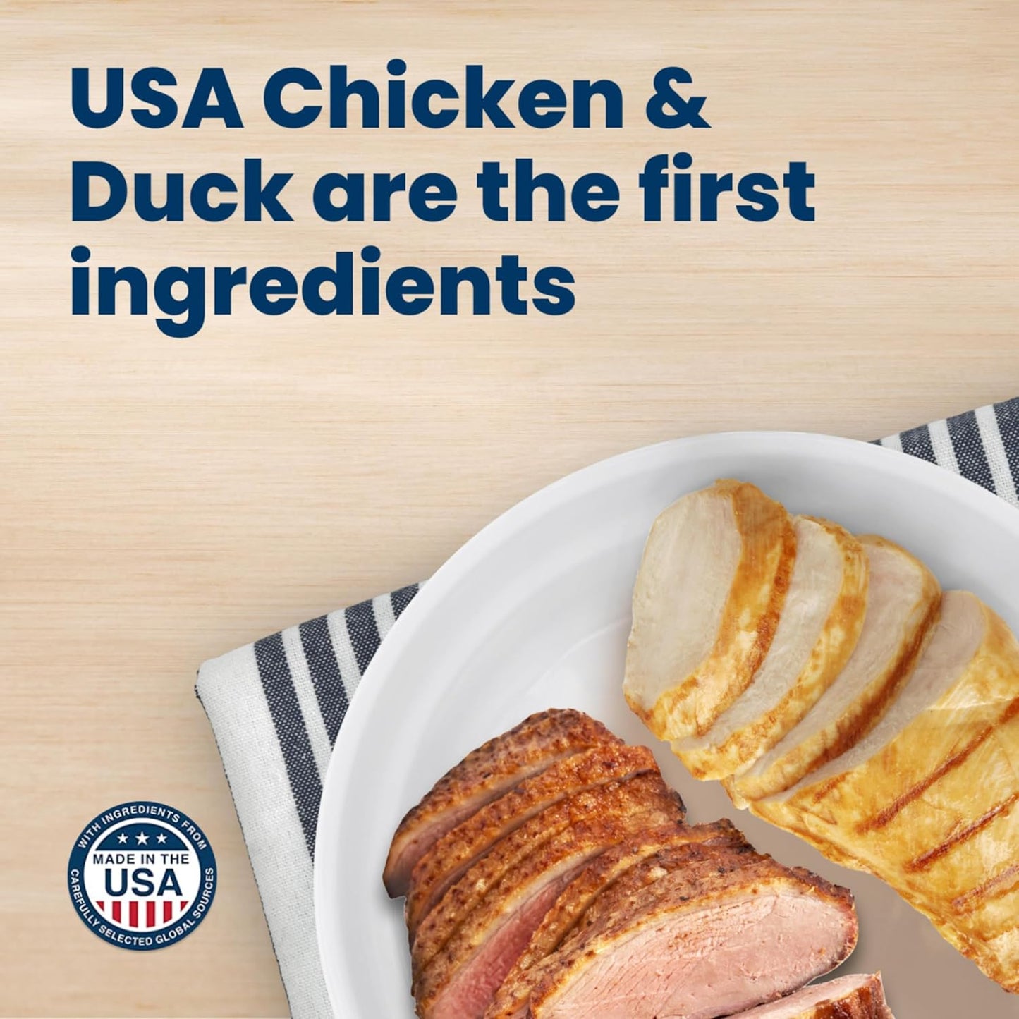 Blue Buffalo Nudges Chicken & Duck Jerky Cuts Natural Dog Treats, Oven-Roasted, Healthy Reward or Training Treat, Made in the USA with Real Chicken & Duck, No Artificial Preservatives, 36 Oz.