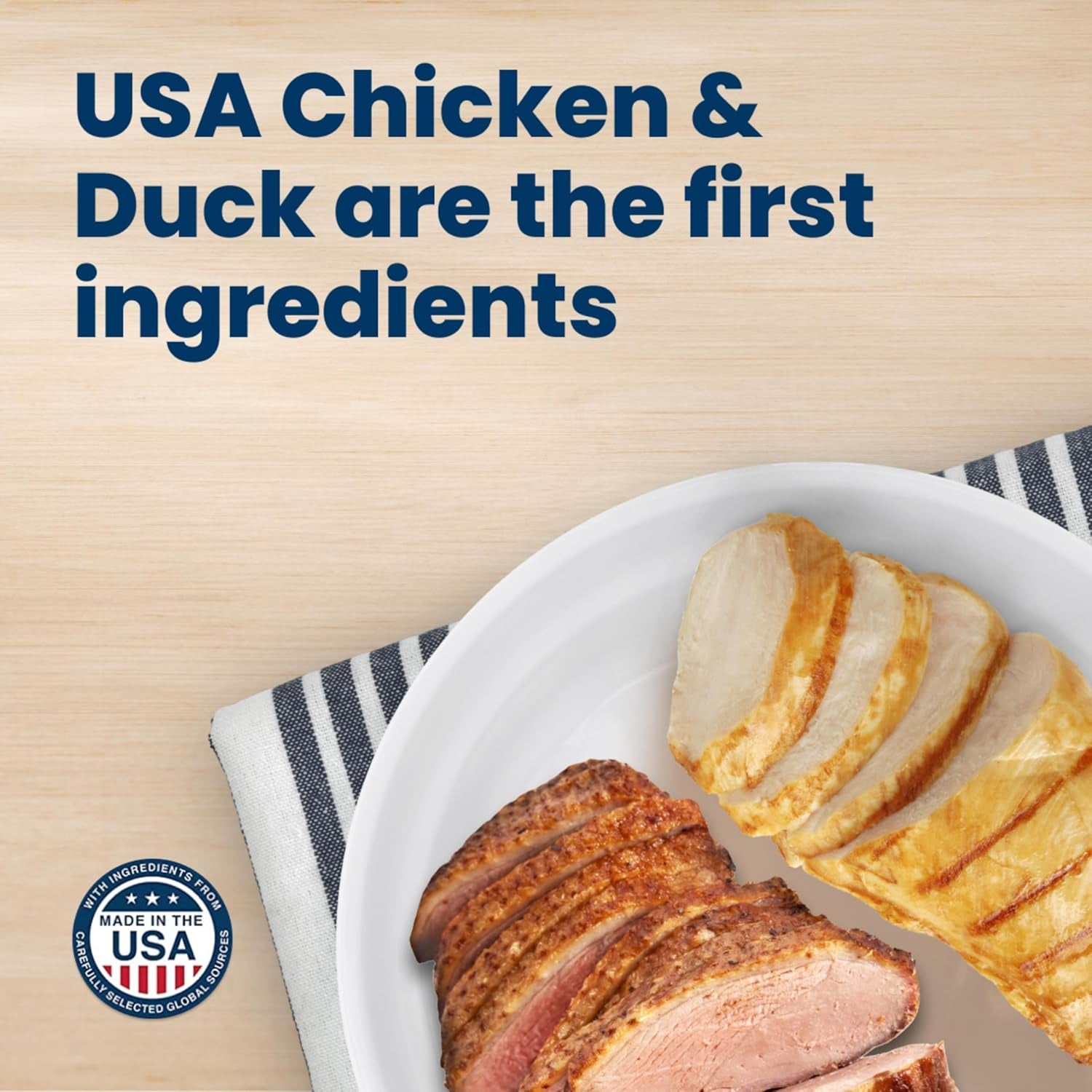 Blue Buffalo Nudges Chicken & Duck Jerky Cuts Natural Dog Treats, Oven-Roasted, Healthy Reward or Training Treat, Made in the USA with Real Chicken & Duck, No Artificial Preservatives, 36 Oz.