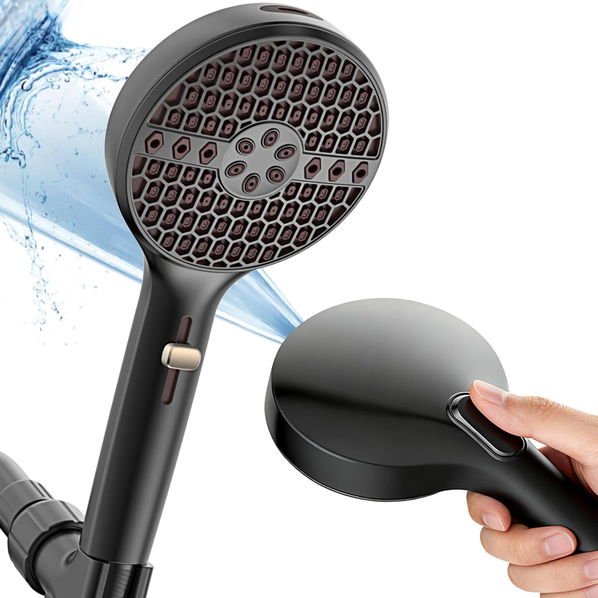 Handheld Shower Head High Pressure, 9-Mode with Pause Mode & Power Wash
