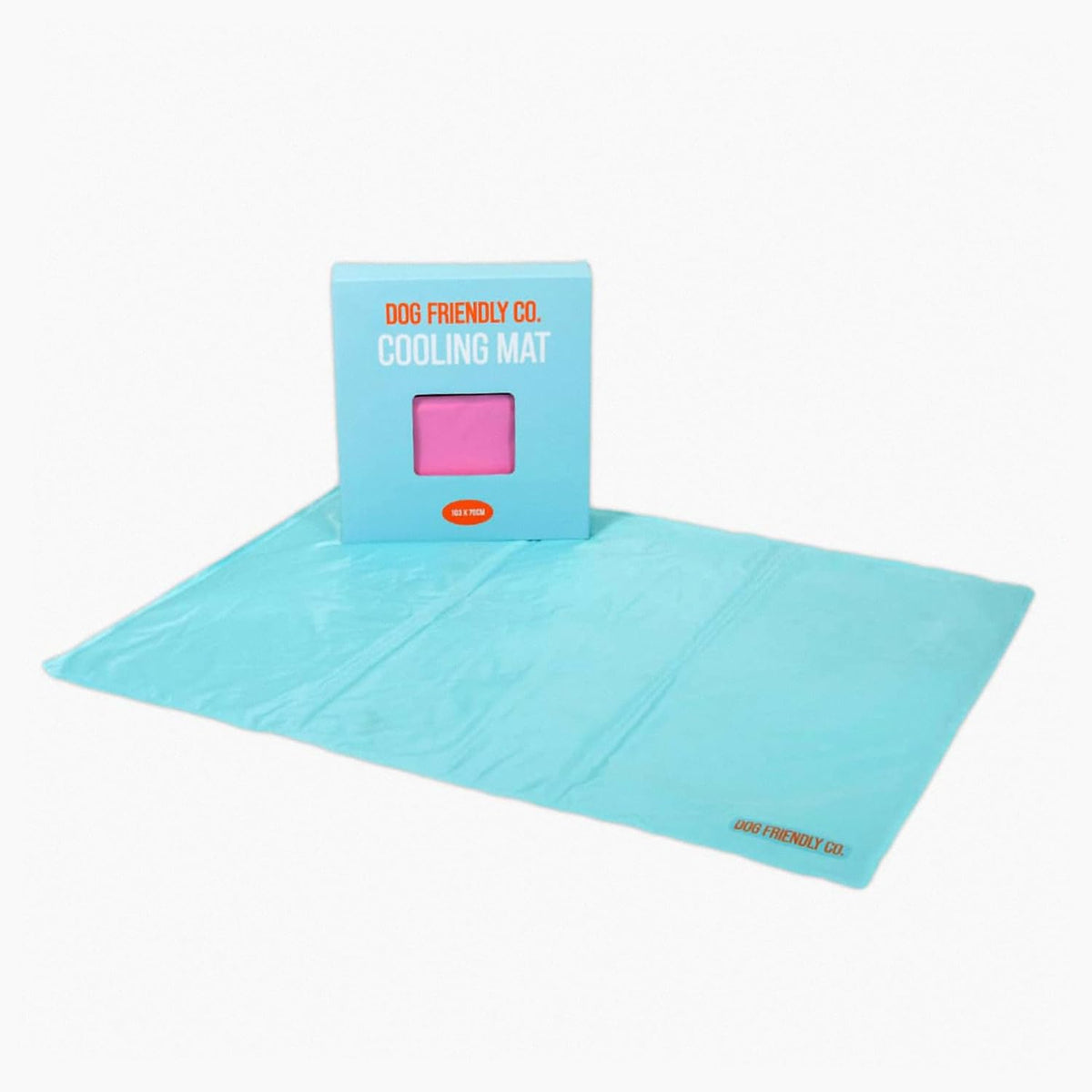 Dog Friendly Co. Dog Cooling Mat for Summer (Small, Sky Blue)