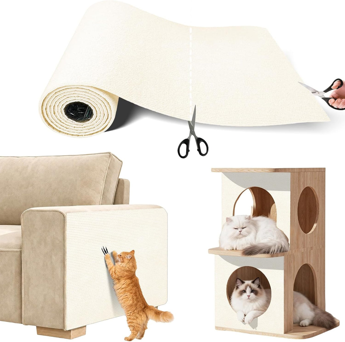 Anti Cat Scratch Furniture Protector, Couch Protector from Cat Claws