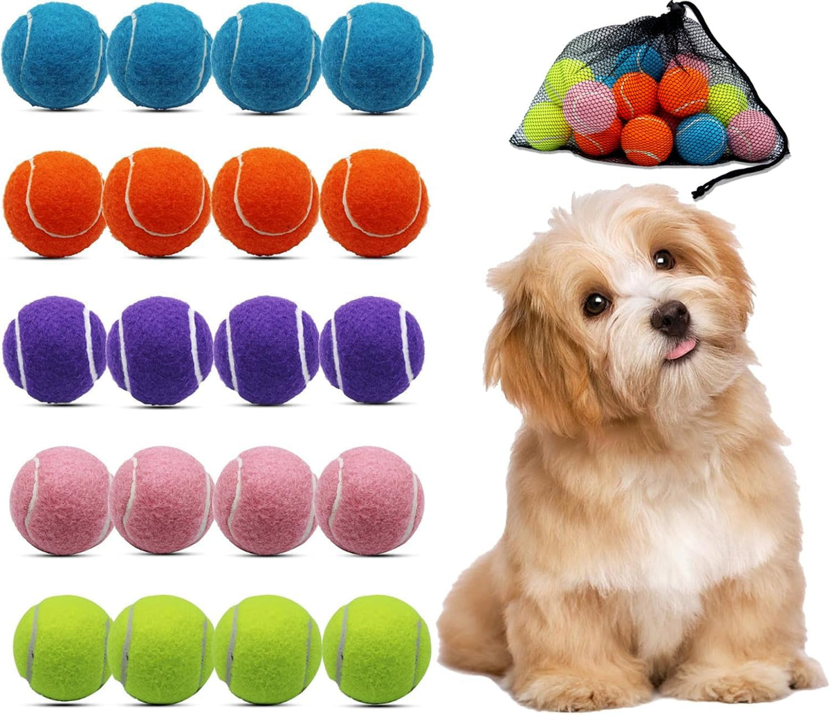 Magicorange Small Tennis Balls, 20 Pack 2 Inch Tennis Balls for Dogs