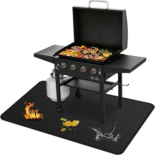 72 X 39 Inch under Grill Mats for Blackstone, BBQ Deck Protector