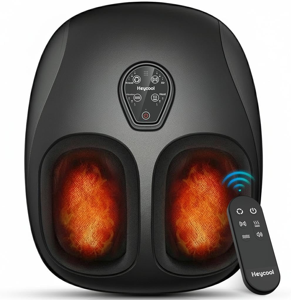 Heycool Shiatsu Foot Massager with Heat FSA Eligible HSA, Gift Men Women
