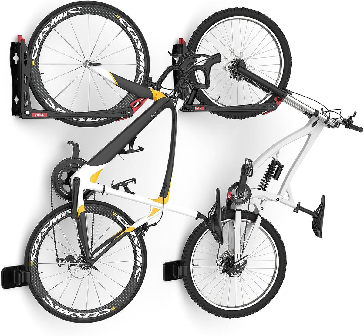 TORACK BIKEPAL No Lifting Swivel Bike Racks, Wall Mounted Bike Holder