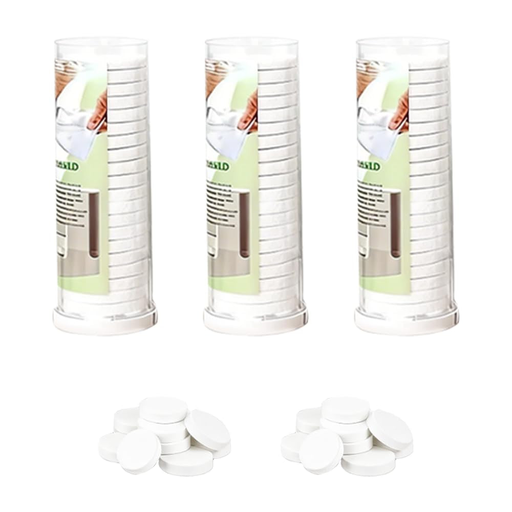 Towel Refills for Hot Face Towel Heater Machine, 60 Pcs Disposable Compressed Face Towels for Smart Towel Warmer, 3 Buckets, 20 Pcs per Bucket