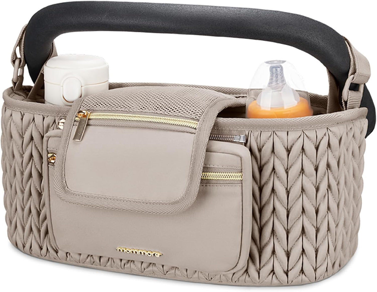 Mommore Universal Stroller Organizer with Insulated Cup Holders