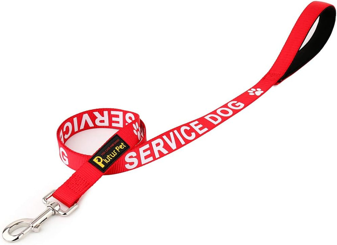 Plutus Pet Service Dog Leash with Soft Neoprene Padded Handle