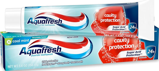 Aquafresh Cavity Protection Fluoride Toothpaste, 5.6 Oz
