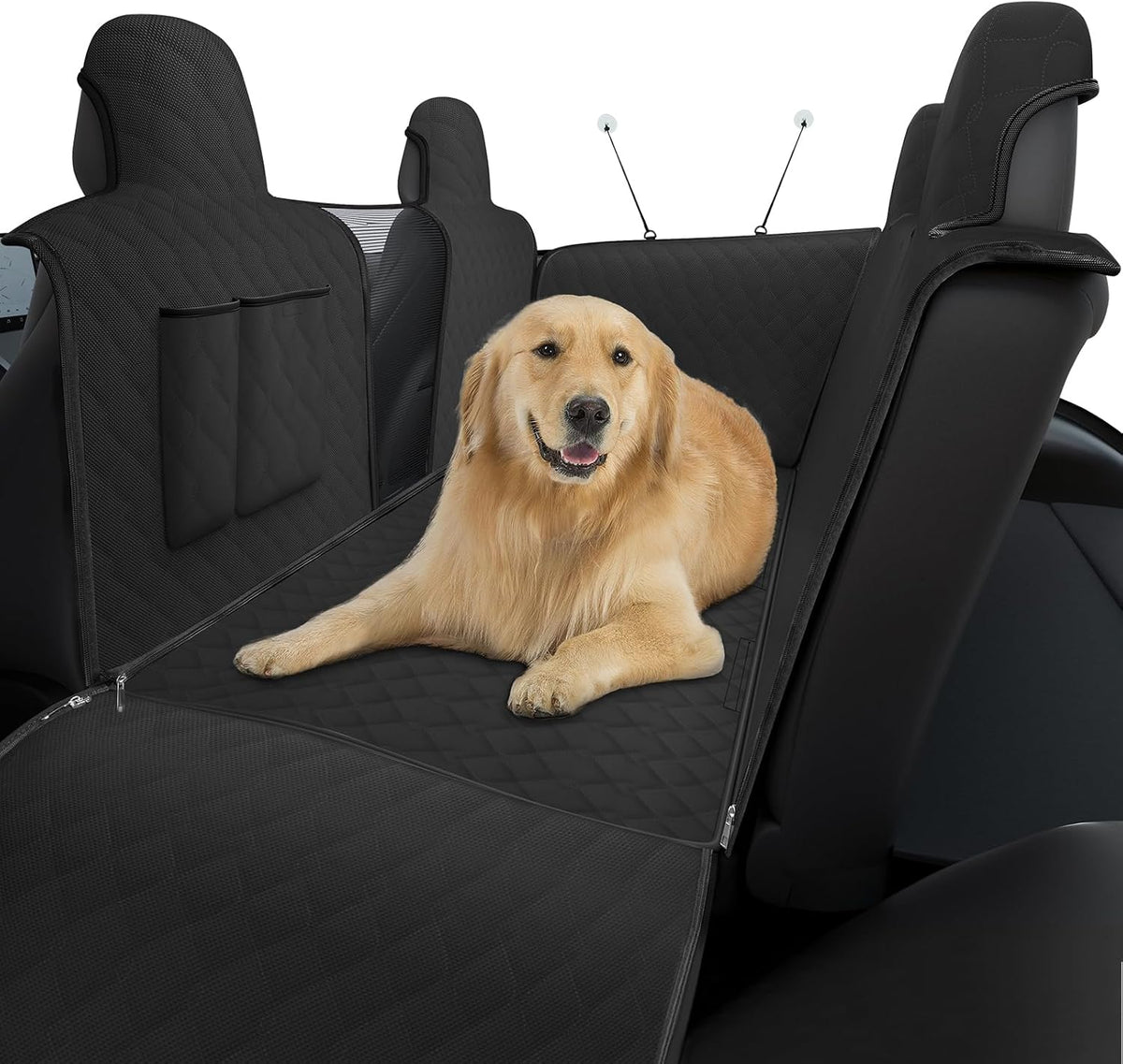 Shademax Custom for Toyota RAV4 Dog Seat Cover for Back Seat 2019-2025 2026 Dog Car Seat Cover for Rear Seat Pet Mat SUV Backseat Protector Waterproof Scratchproof Hammock Liner Oxford Fabric