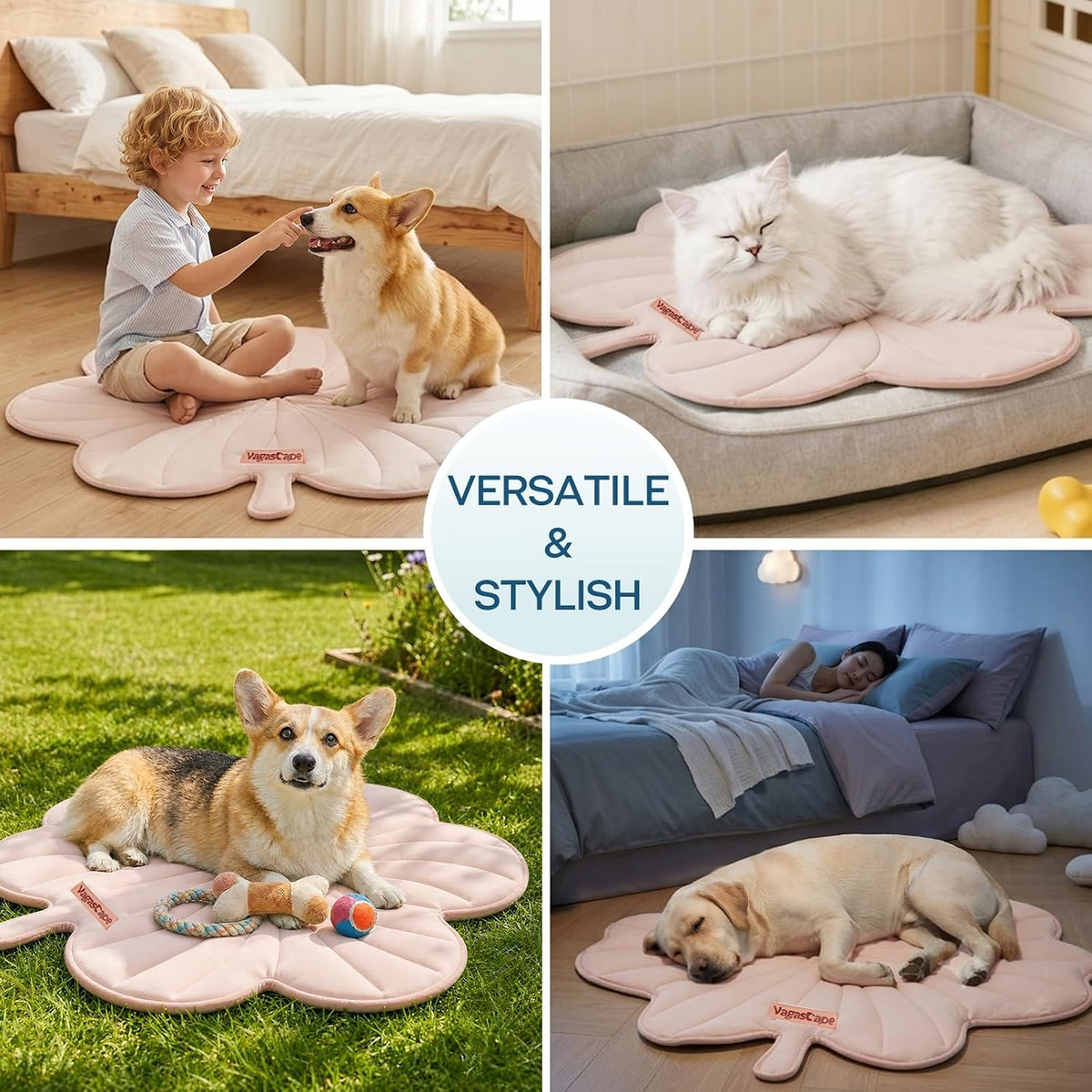 Dog Cooling Mat Washable Pet Cooling Mat, Self Cooling Mat for Dogs Large