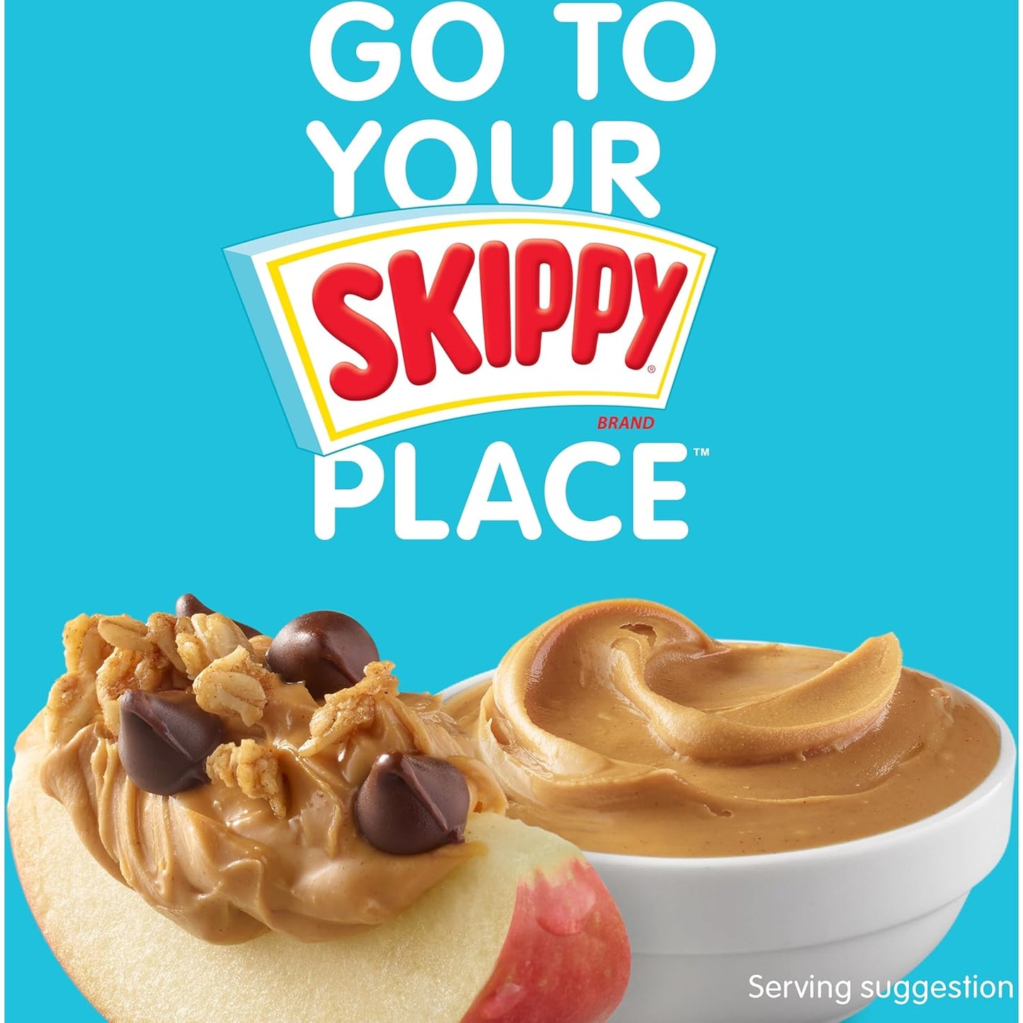 SKIPPY Natural Peanut Butter Creamy Spread, 26.5 Oz Jar
