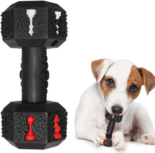 Dog Chew Toys for Aggressive Chewers,Food Grade Non-Toxic Dental Pet Toy,Tough Durable Indestructible Dog Toys for Small Medium Dogs.Black（8Ib-15Ib）