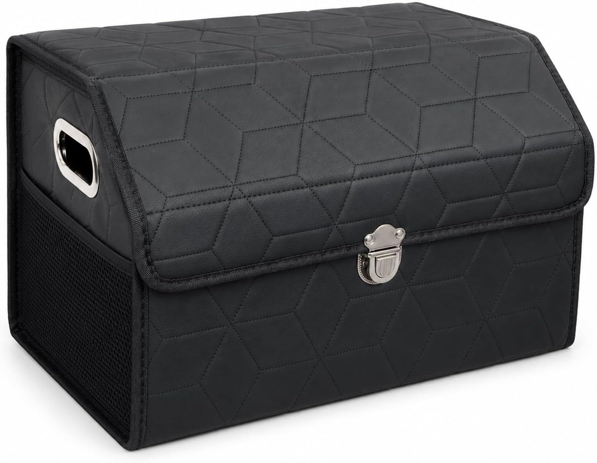 Car Trunk Organizer, Collapsible and Adjustable Storage Box, Extra Large, Waterproof 600D Oxford Cloth, for SUV, Car, and Van